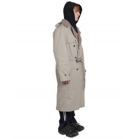 Balenciaga beige reversible trench MEN