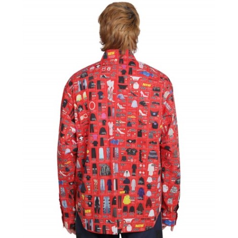 Balenciaga red Media shirt