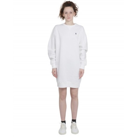 Polo Ralph Lauren white sweatshirt dress