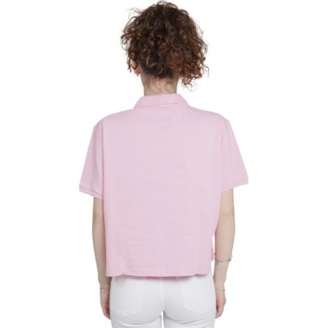 Polo Ralph Lauren pink cropped polo