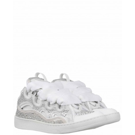 Lanvin white Curb sneakers