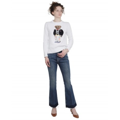 Polo Ralph Lauren white Bear sweater