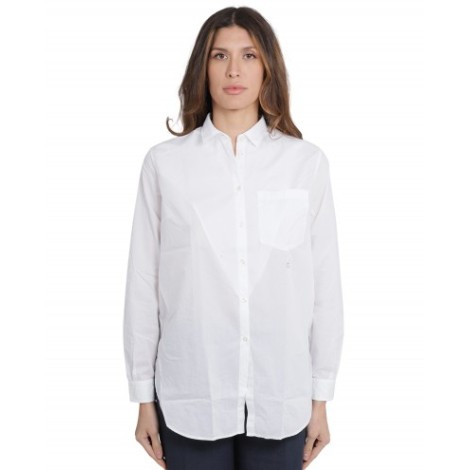 Massimo Alba white voile Uma shirt