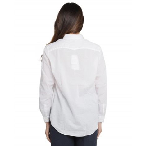 Massimo Alba white voile Uma shirt