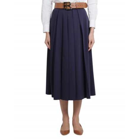 Ralph Lauren navy Beasley skirt