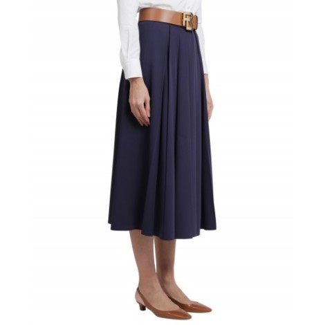 Ralph Lauren navy Beasley skirt