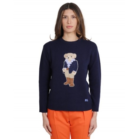 Ralph Lauren navy cashmere Greenwich sweater