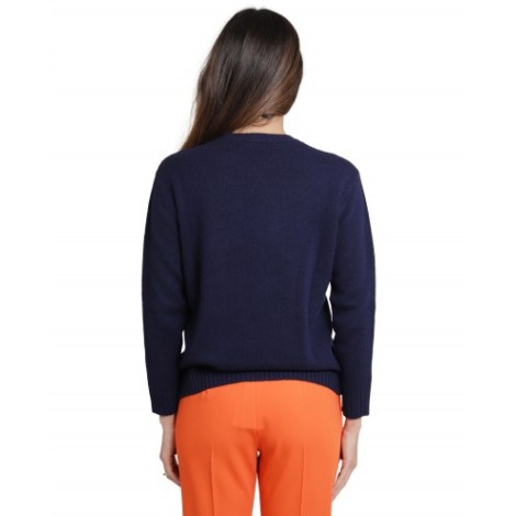 Ralph Lauren navy cashmere Greenwich sweater