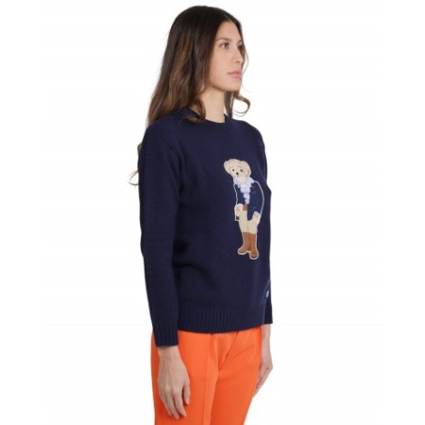 Ralph Lauren navy cashmere Greenwich sweater