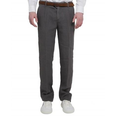 Massimo Alba brown Ionio trousers