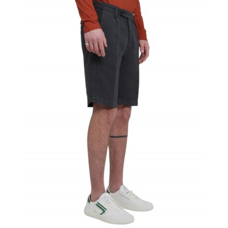 Massimo Alba black Alaccia bermudas