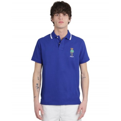 Polo Ralph Lauren blue Beach Bear polo