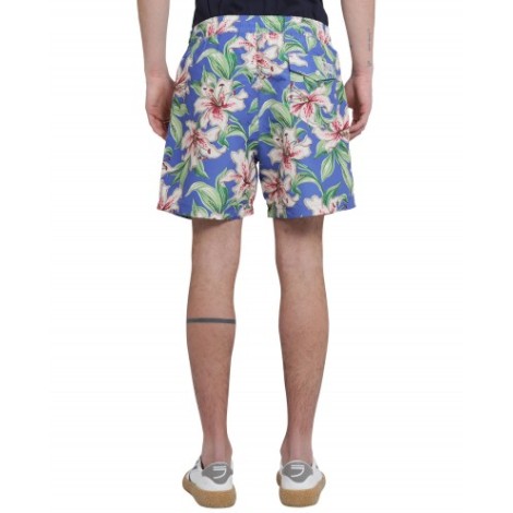 Polo Ralph Lauren blue Seaside Lilies Traveler swim trunks