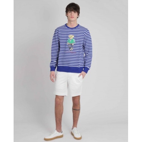 Polo Ralph Lauren striped Beach Bear sweatshirt