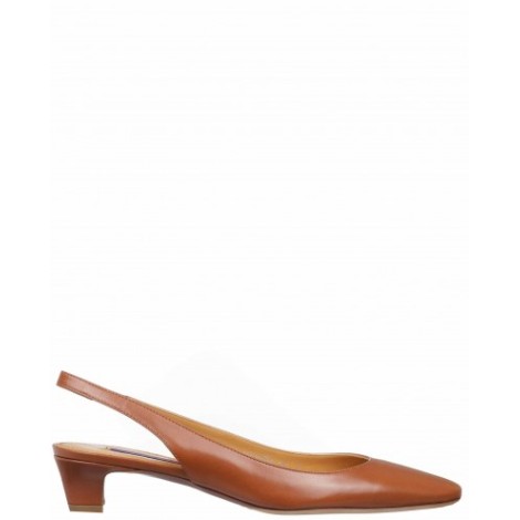 Ralph Lauren brown Kels slingbacks