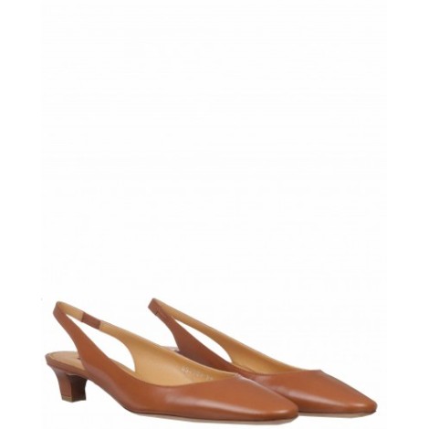 Ralph Lauren brown Kels slingbacks