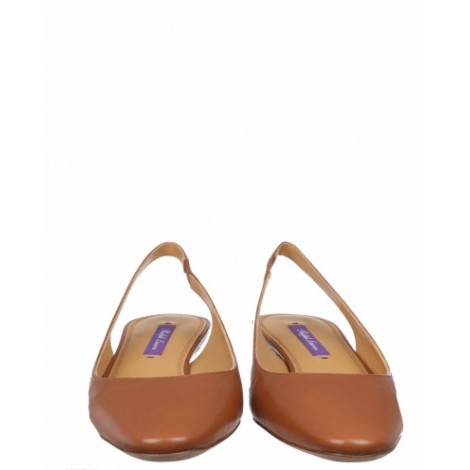 Ralph Lauren brown Kels slingbacks