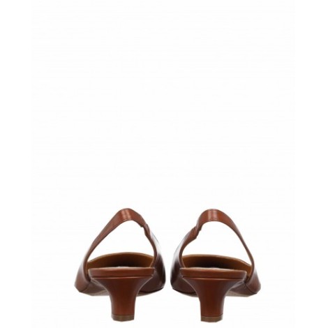 Ralph Lauren brown Kels slingbacks