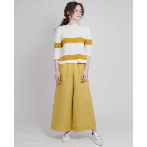 Cristina Bonfanti yellow Nella trousers