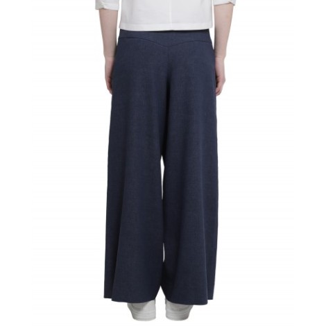 Cristina Bonfanti navy Liguria trousers