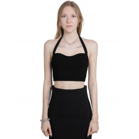 Michael Kors black halter bralette