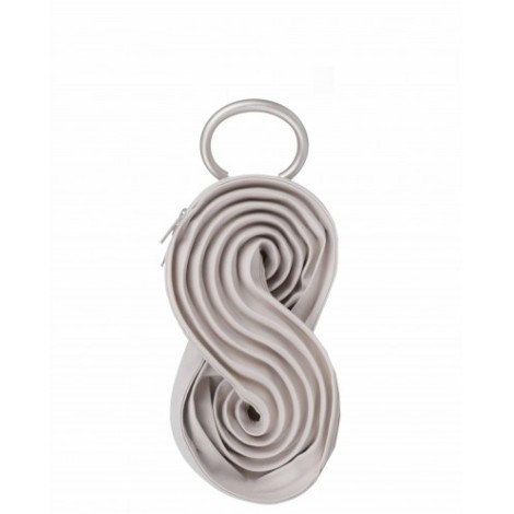 Issey Miyake beige Link Rings bag