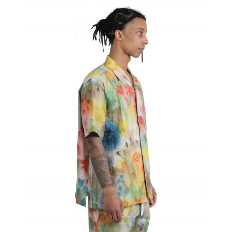 Destin tie dye floral Malibu shirt