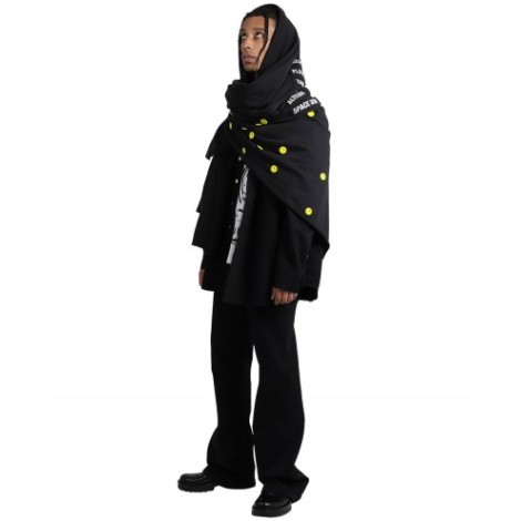 Raf Simons x Smiley black blanket