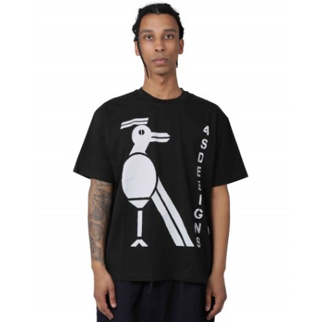 4SDESIGNS black Bird t-shirt