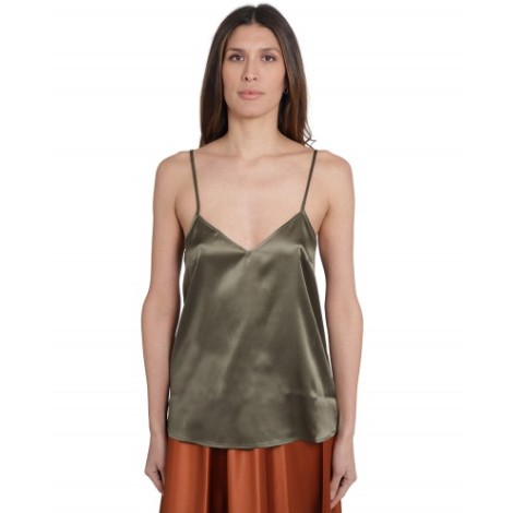 Gianluca Capannolo khaki Tina top