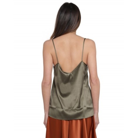 Gianluca Capannolo khaki Tina top