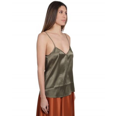 Gianluca Capannolo khaki Tina top