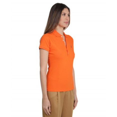 Polo Ralph Lauren orange Julie polo shirt