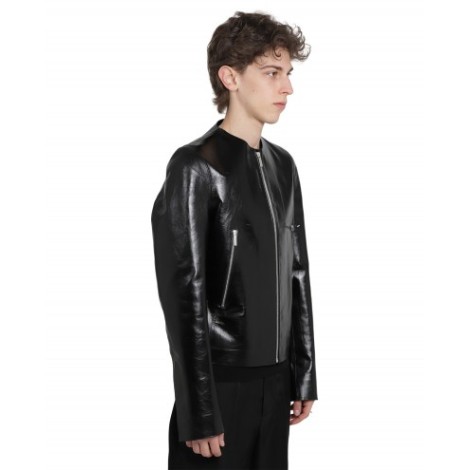 Sapio black leather jacket