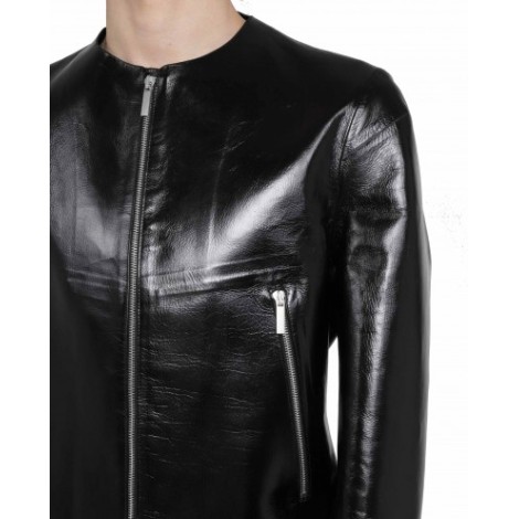 Sapio black leather jacket