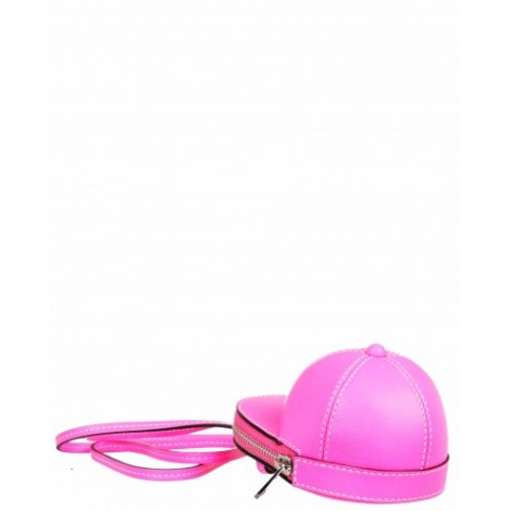 JW Anderson fuchsia Nano cap bag