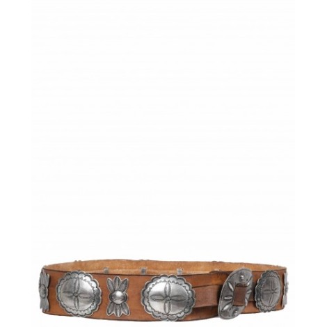 Ralph Lauren brown Concho belt M