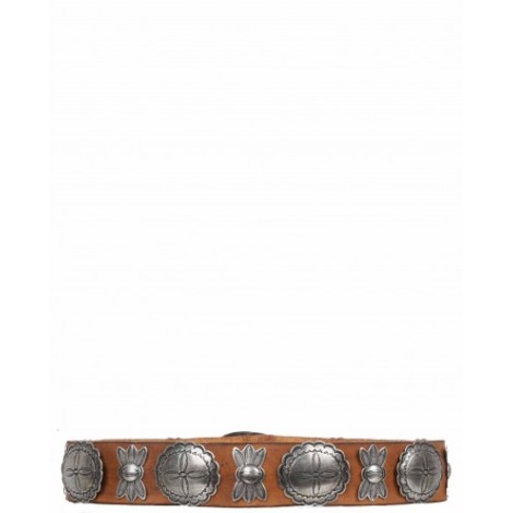 Ralph Lauren brown Concho belt M