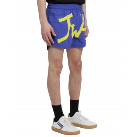 JW Anderson blue logo swimshorts