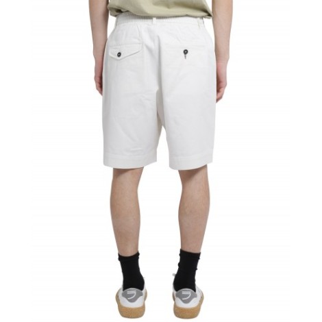 Universal Works ecru Track shorts