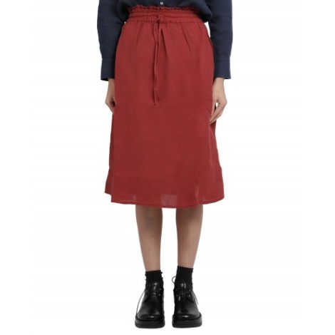 Massimo Alba red Farah skirt