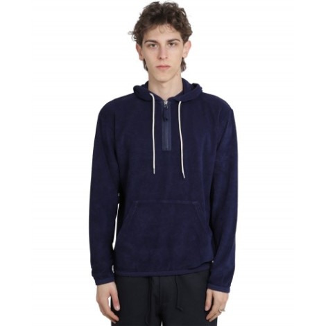 Universal Works navy beach hoodie