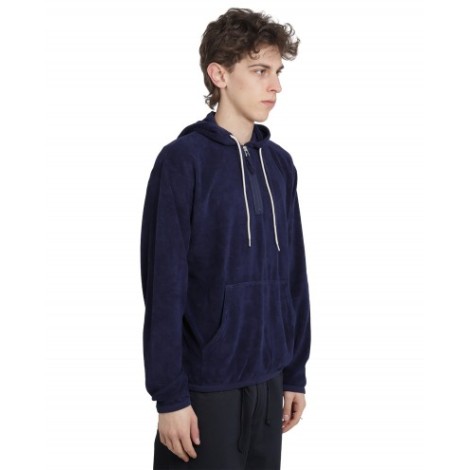 Universal Works navy beach hoodie