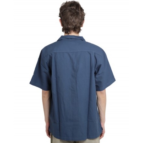 Universal works blue Camp shirt