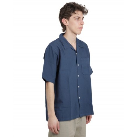 Universal works blue Camp shirt