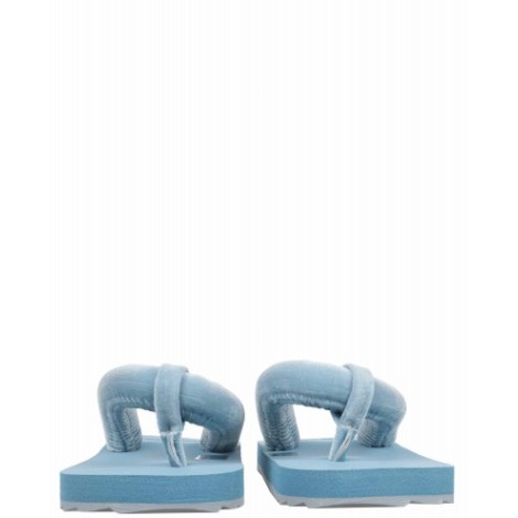 Yume Yume blue velvet sandals