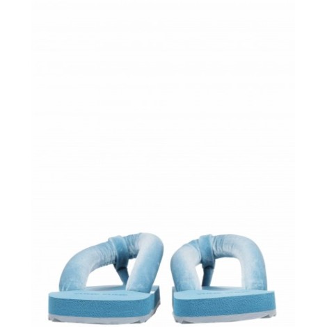 Yume Yume blue velvet sandals