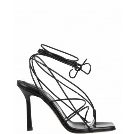 Luca Valentini black strappy sandals