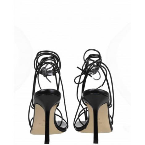 Luca Valentini black strappy sandals