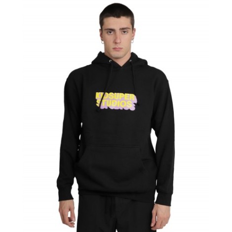 Kidsuper black logo hoodie